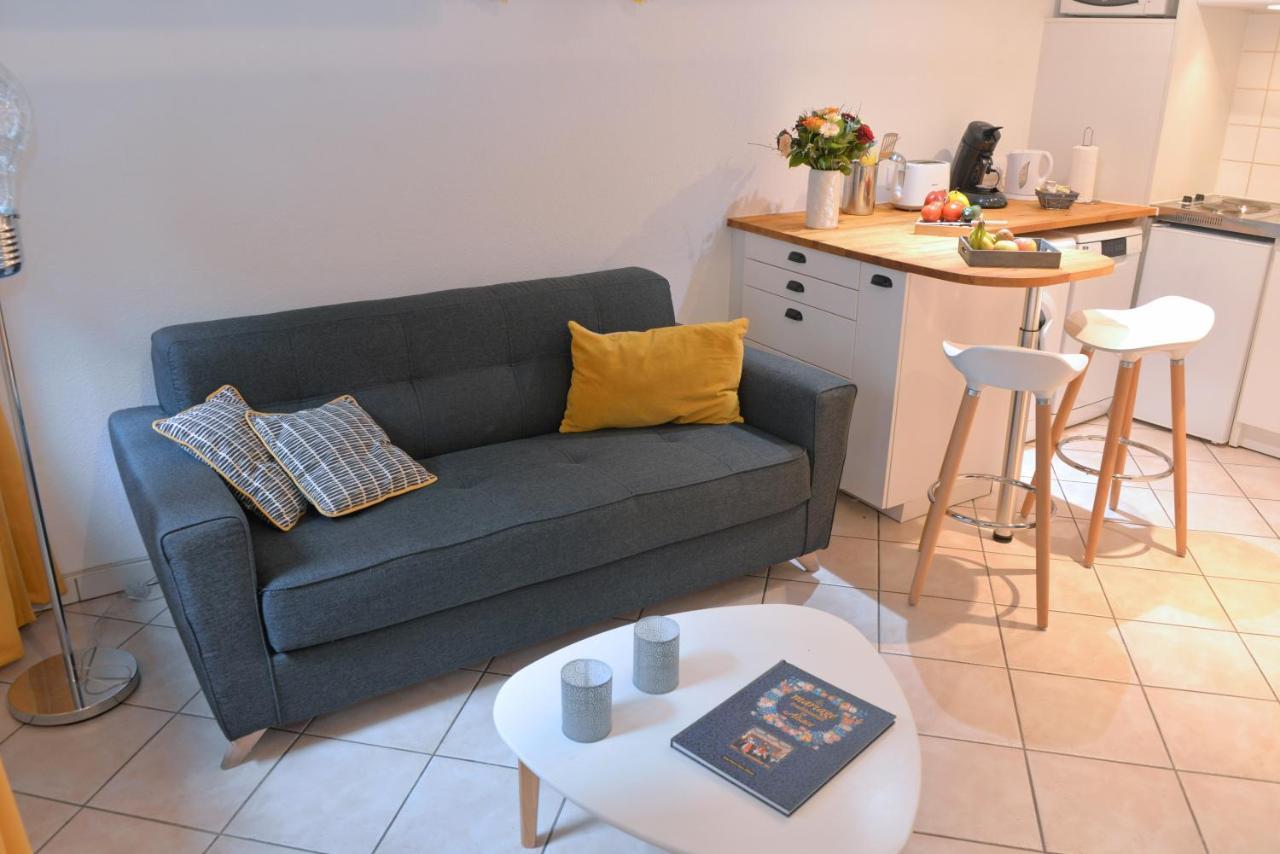 Appartement La Terrasse Sur Cour กอลมาร์ ภายนอก รูปภาพ